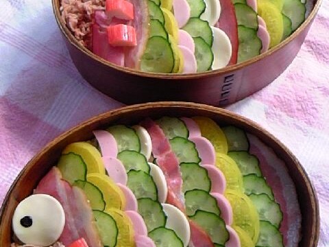 祝☆こどもの日☆こいのぼり弁当♪